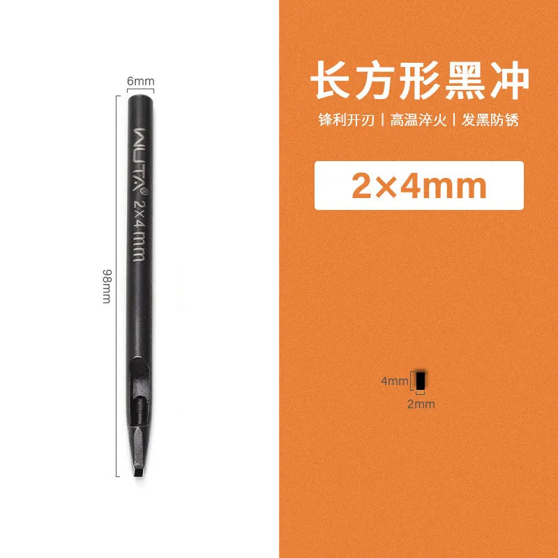 WUTA Rectangular Leather Belt Punch – DIY Manual Strap Tool