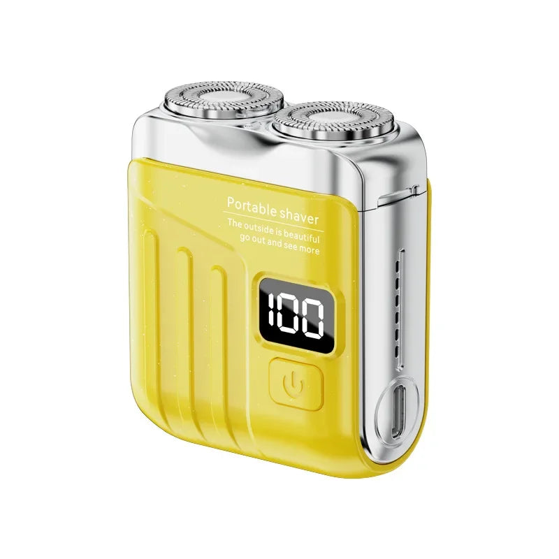 XMSJ Dual Blade Waterproof Electric Shaver USB Rechargeable