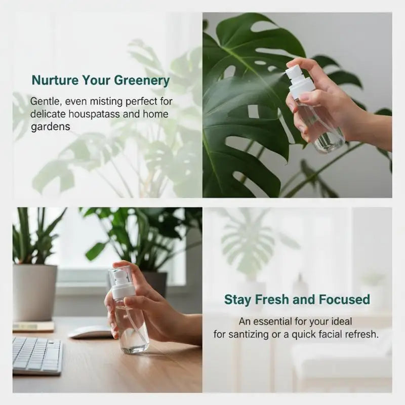 3-Pack Refillable Fine Mist Spray Bottles – Travel 30/60/100ml