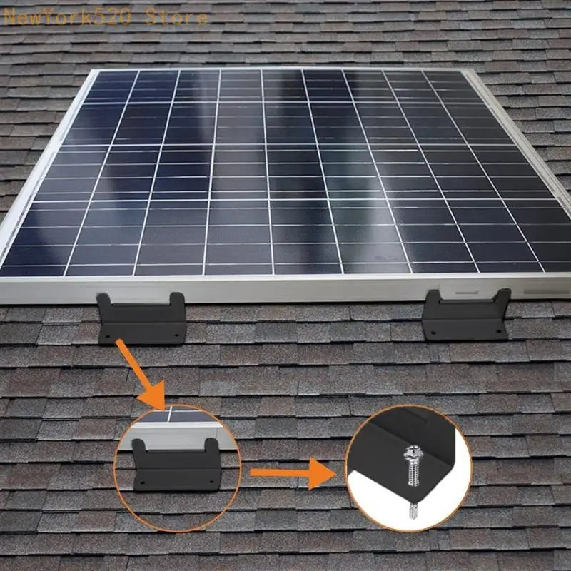 Adjustable Solar Panel Z Brackets Heavy Duty Corrosion Resistant
