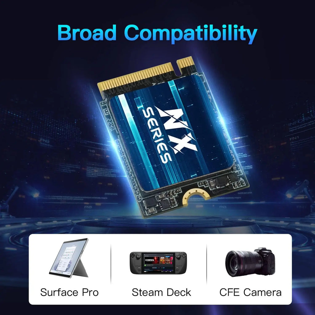 KingSpec M.2 2230 NVMe PCIe 4.0 SSD 1TB 2TB – Steam Deck