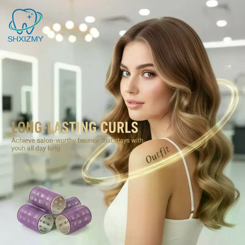 Self-Grip Aluminum Core Hair Roller – Hook & Loop Curler