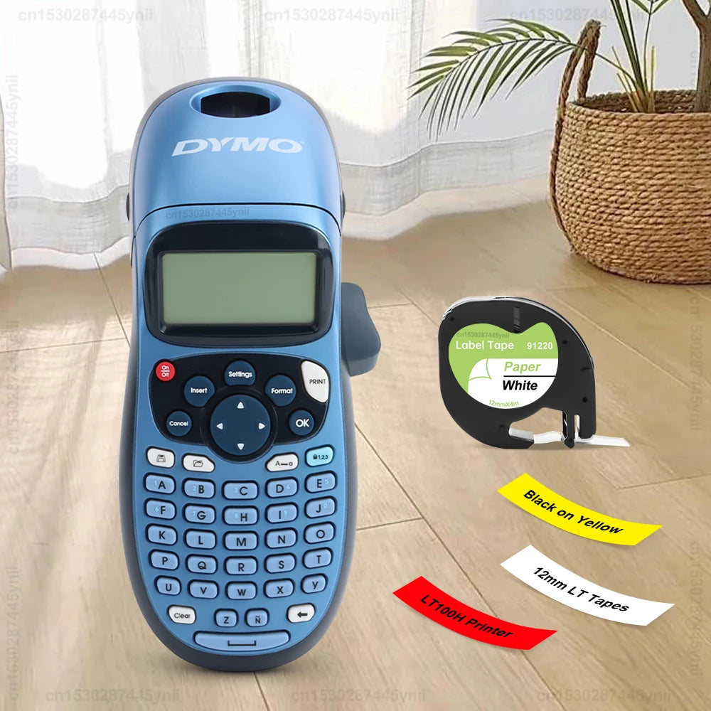 Dymo LetraTag LT-100H Label Maker with Case & 12mm Tape