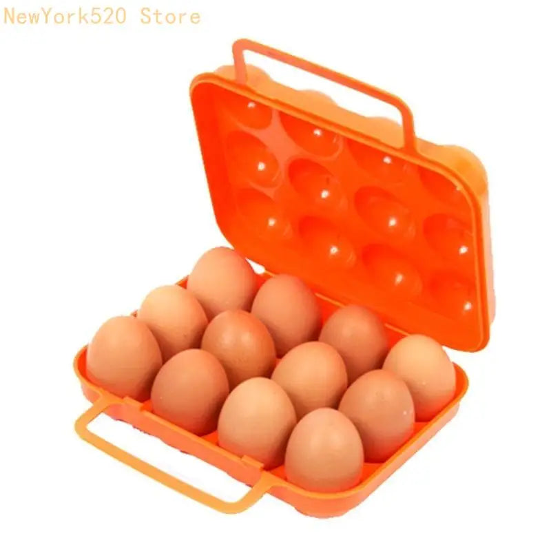 Portable Plastic Egg Carrier Box – Camping & Travel Organizer