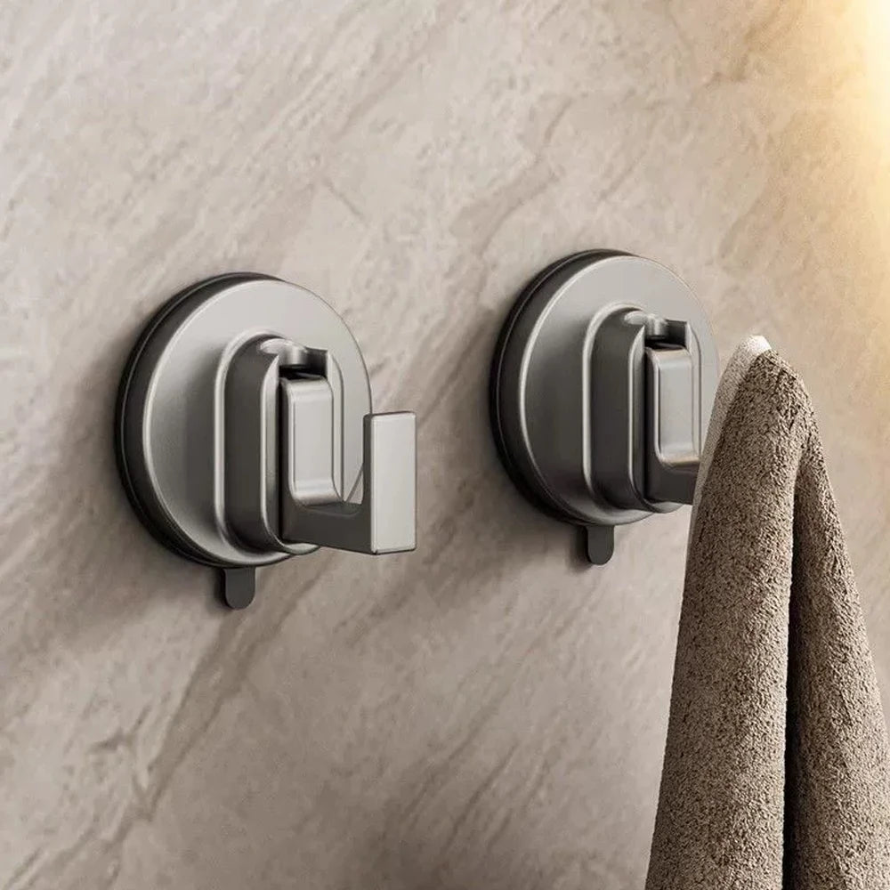 Vacuum Suction Cup Hooks – Punch-Free Wall Hook for Bathroom
