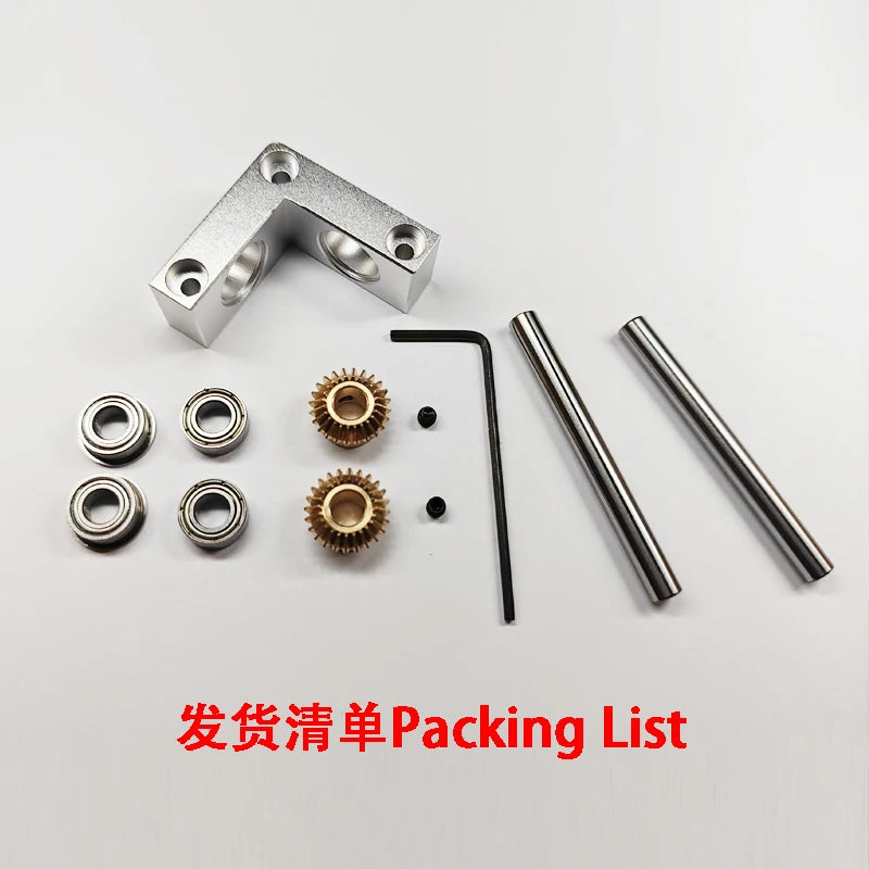 Mini 90° Right Angle Gearbox 4/5mm Bevel Gear Rotator 1:1