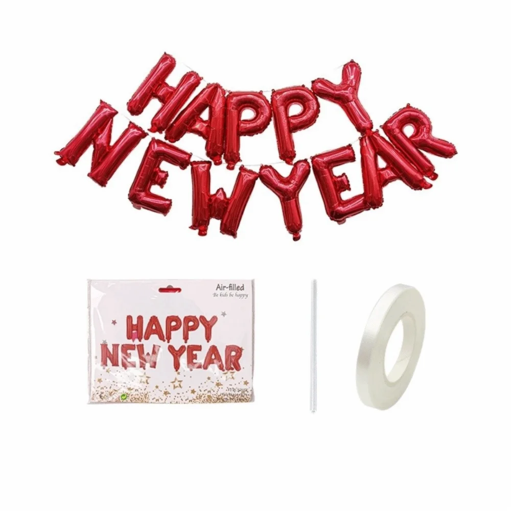 Happy New Year 2027 Foil Balloon Set – Party Decorations