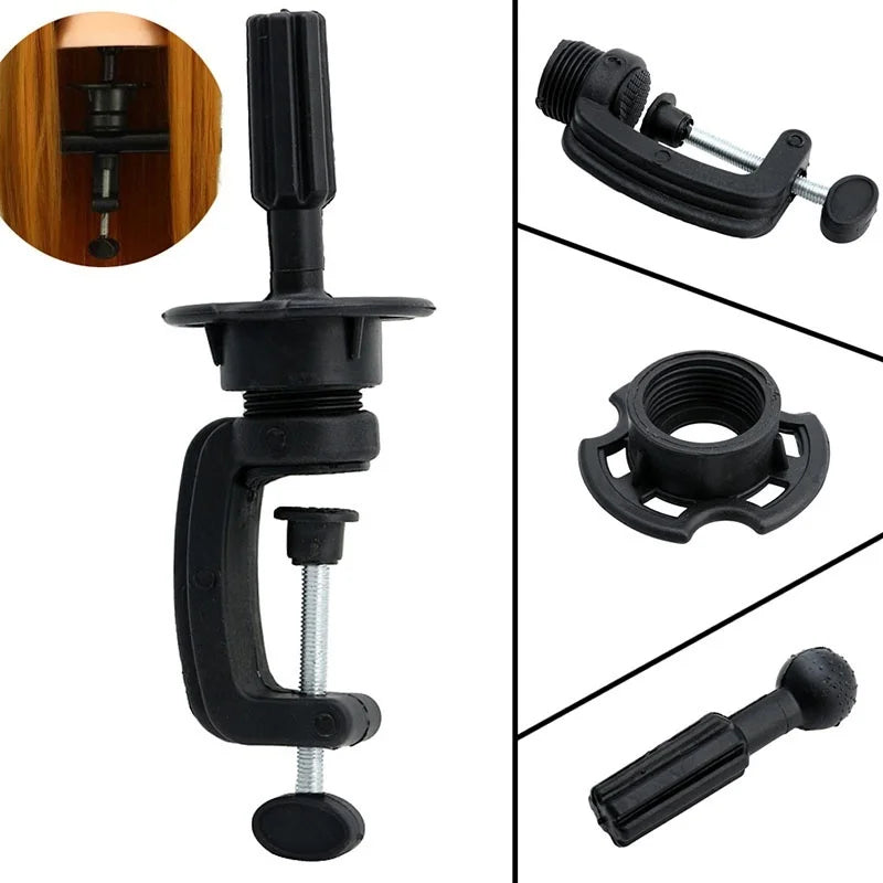 Mannequin Head Holder Stand – Adjustable Desk Clamp | VIBE