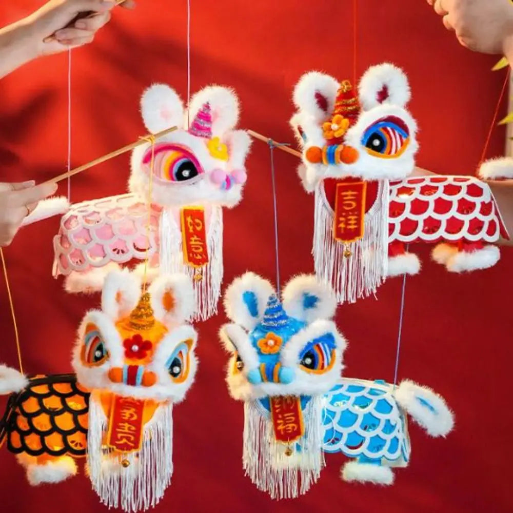 Chinese Lion Dance DIY Felt Lantern Kit – Lunar New Year