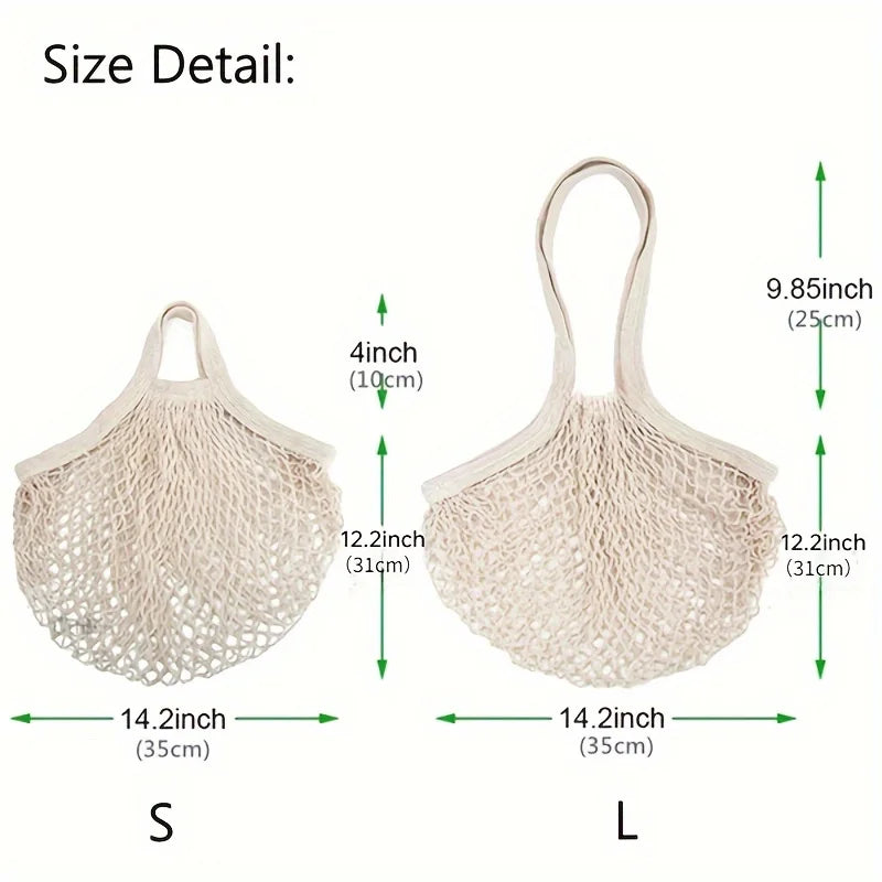 Reusable Mesh Grocery Bags – Washable Net Produce Bags