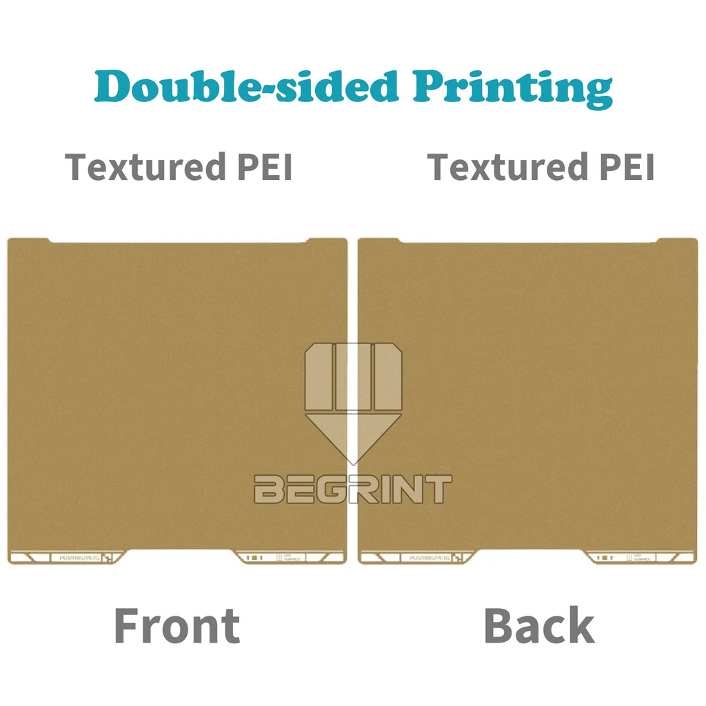 BEGRINT Textured PEI Spring Steel Build Plate for Bambu Lab A2L H2C