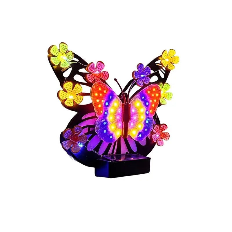 Solar Butterfly Wall Lights – Waterproof Outdoor Garden Decor