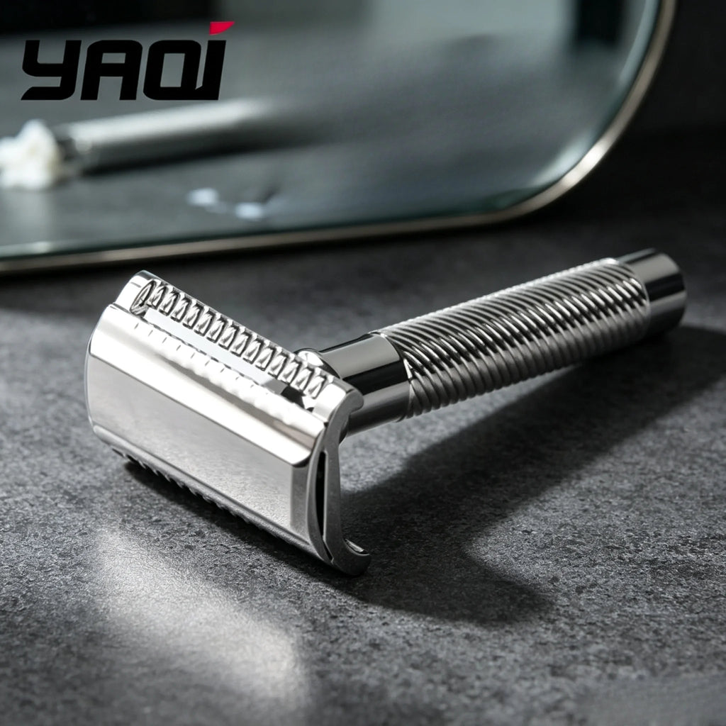 Yaqi Slant 37 Stainless Steel Safety Razor for Men