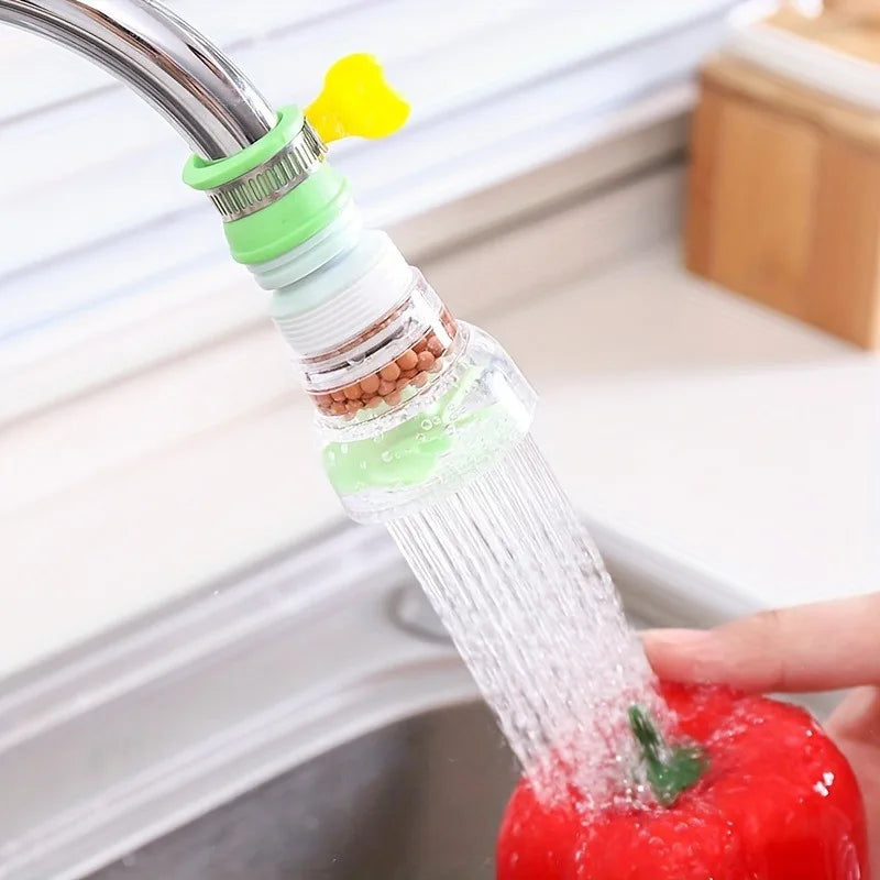 Adjustable Swivel Faucet Extender – Splash-Resistant Kitchen Tap