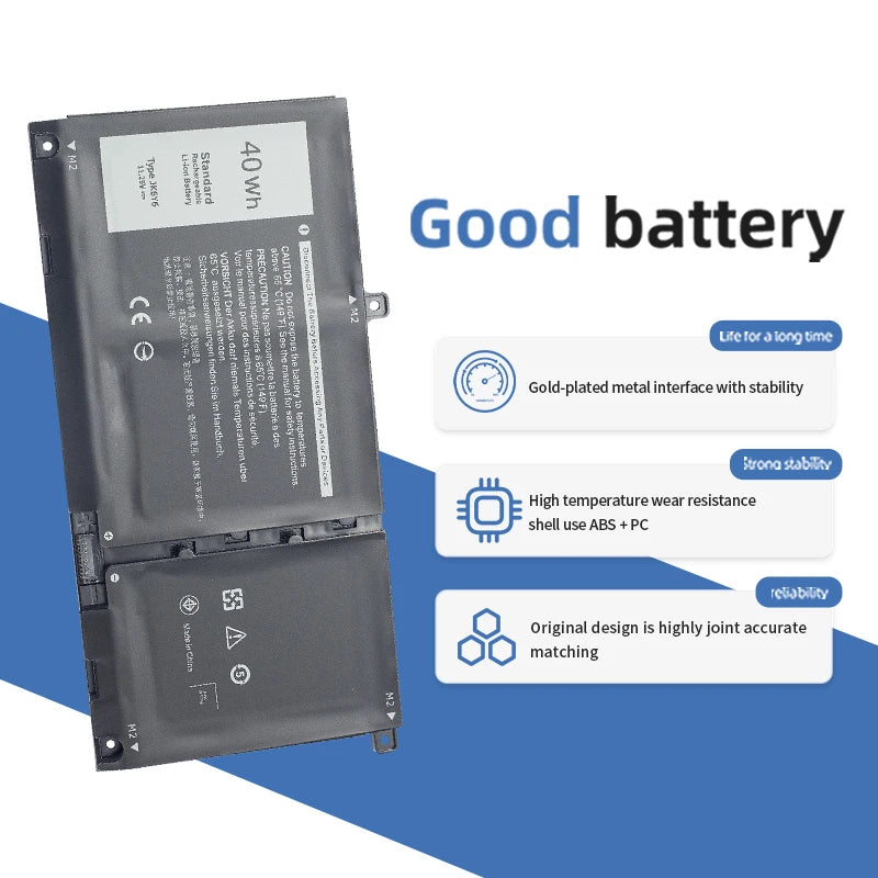 SUOZHAN JK6Y6 Dell Battery Latitude 3410 3510 Vostro 11.25V 40Wh
