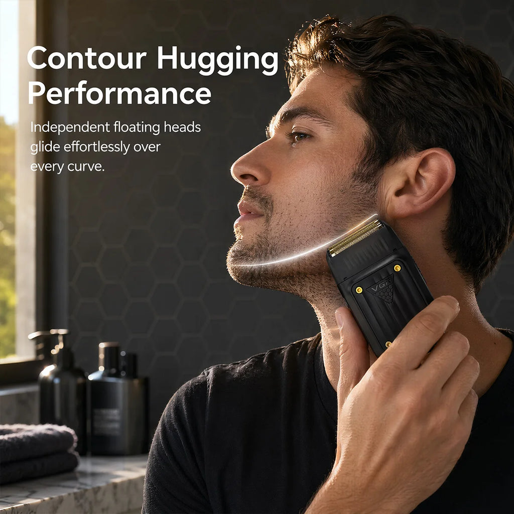 VGR V-363 Electric Foil Shaver with LED Display for Men