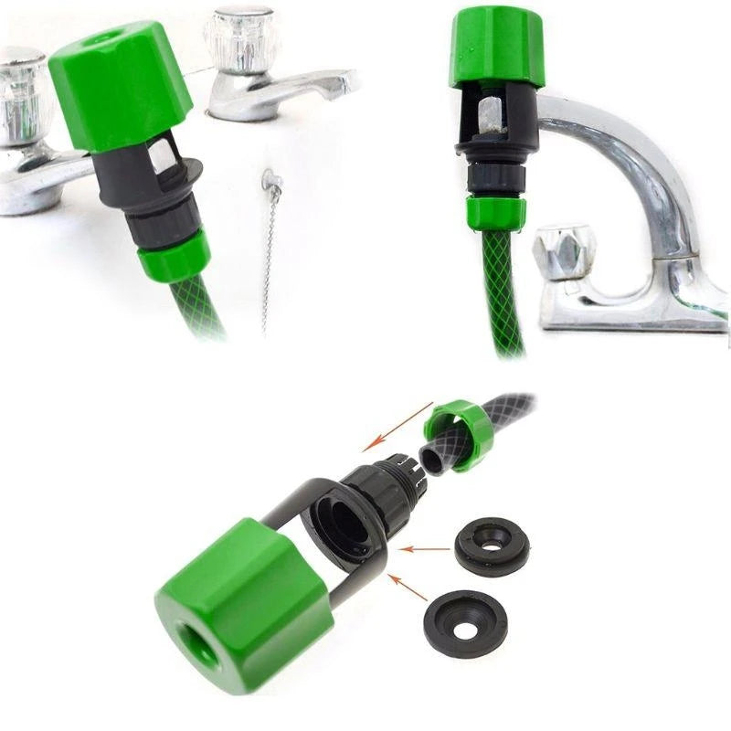 Universal Tap to Hose Pipe Connector – Garden & Kitchen Adaptor