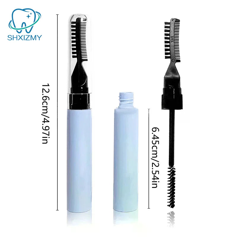 10ml Dual Brush Refillable Eyebrow Gel & Mascara Empty Tube