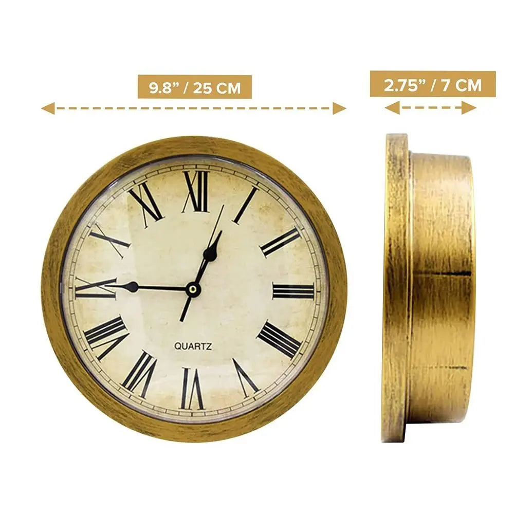 Wall Clock Hidden Safe Box | Secret Compartment Storage