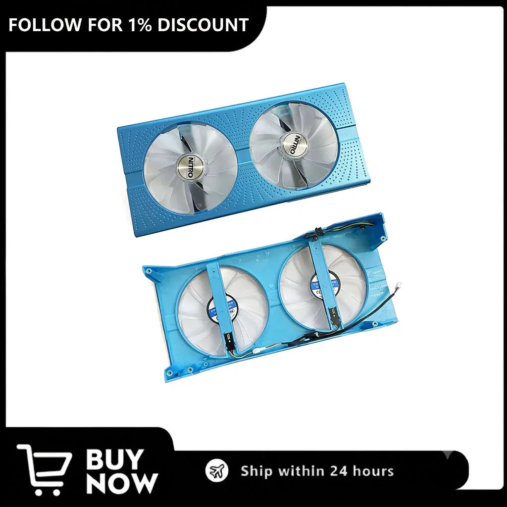 GPU Fan for Sapphire RX 580 590 8G – FD10015M12D CF1015H12D