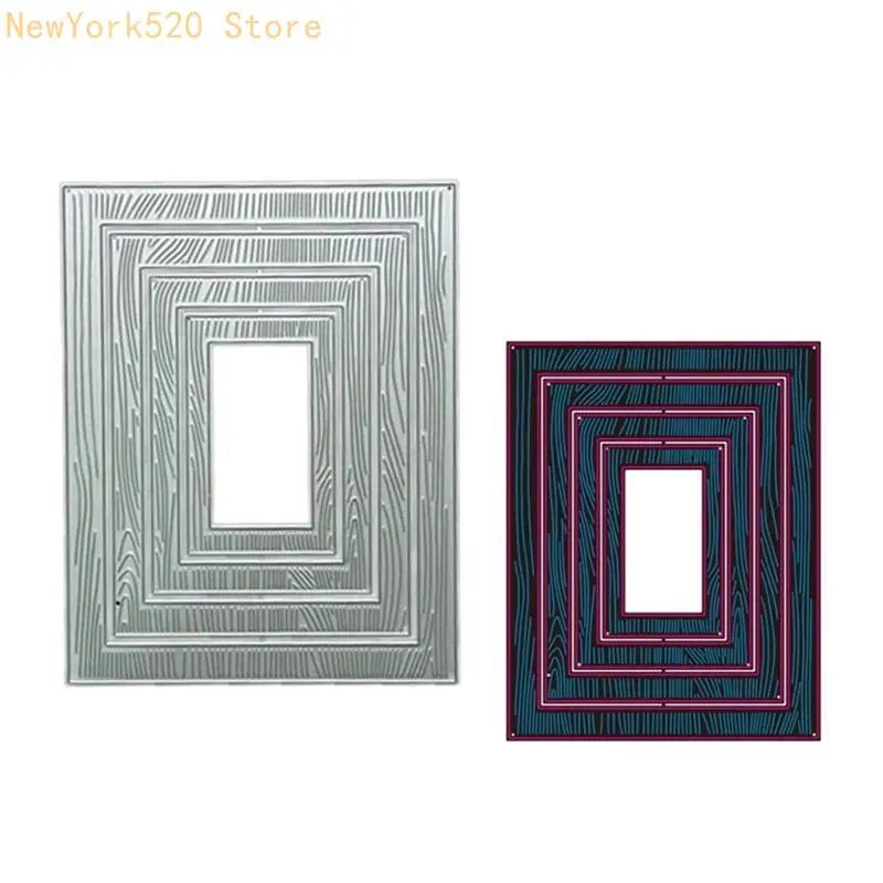 Grain Rectangle Nesting Frame Metal Cutting Die – Scrapbook