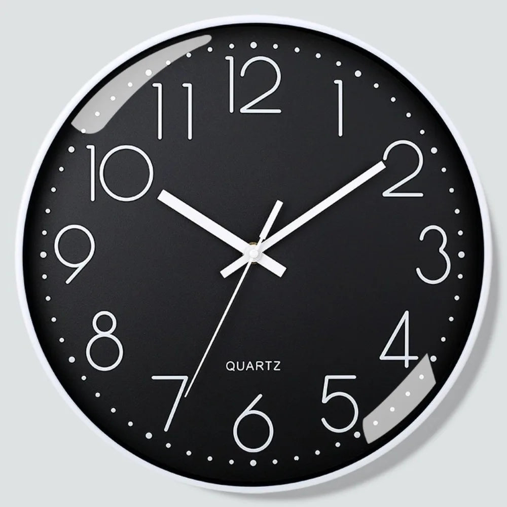 8 Inch Silent Quartz Wall Clock – Battery Operated Home Decor