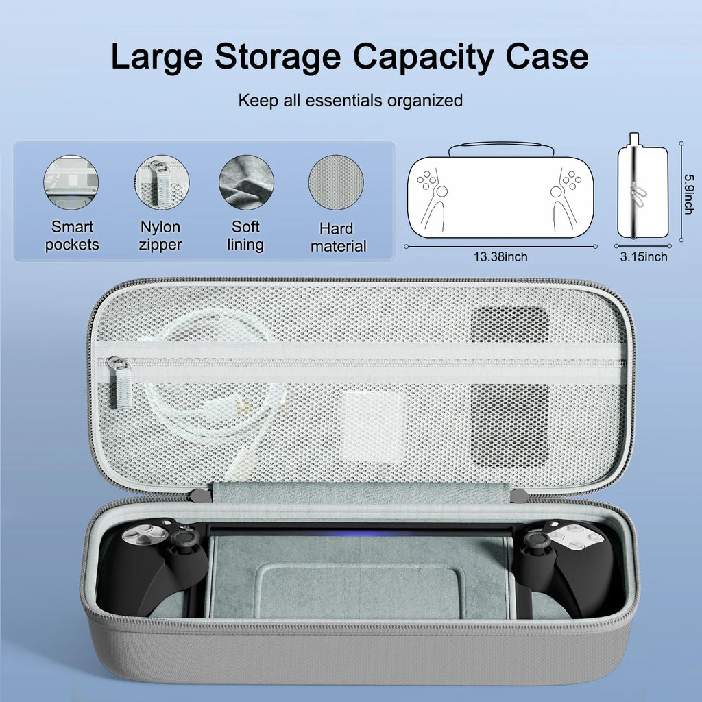 8-in-1 PlayStation Portal Accessories – Case, Cover & Grips