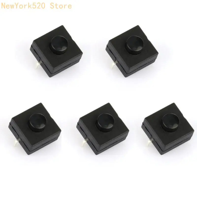 5-Pack Latching Push Button Switch – Flashlight & DIY