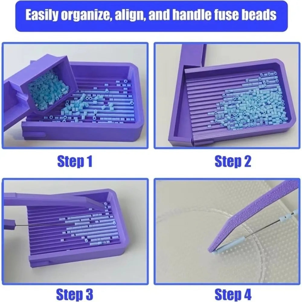 DIY Fuse Beads Tray Kit – Tweezer & Aligner Tool Set