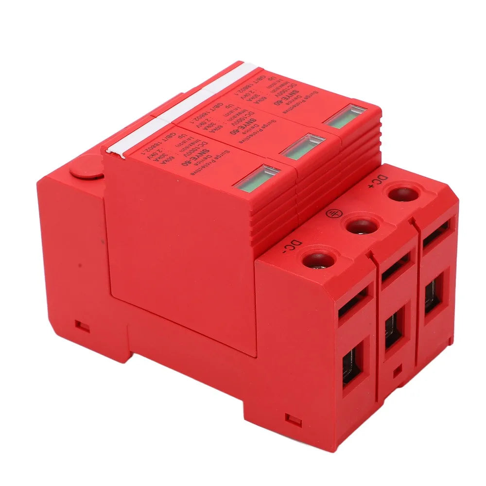 3P 1000V DC Surge Protective Device 60KA Solar PV SPD