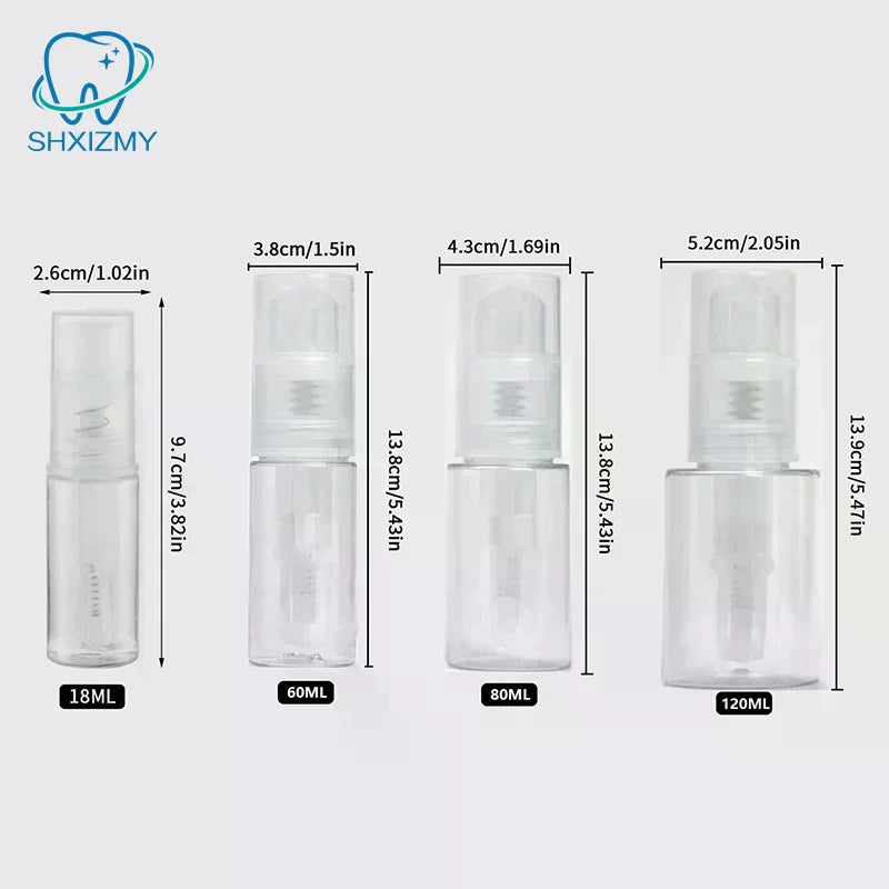 Refillable Powder Spray Bottle 18–120ml | Travel Dispenser