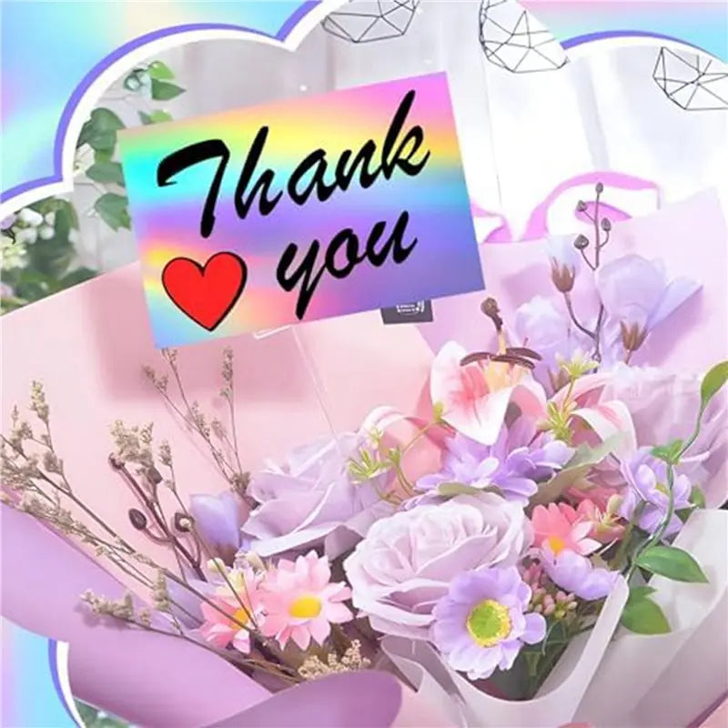 72-Sheet Holographic Cardstock 8.5x11 Glitter Rainbow Mirror Paper