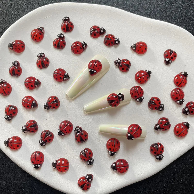 50pcs Kawaii Turtle 3D Flatback Resin Nail Art Charms DIY