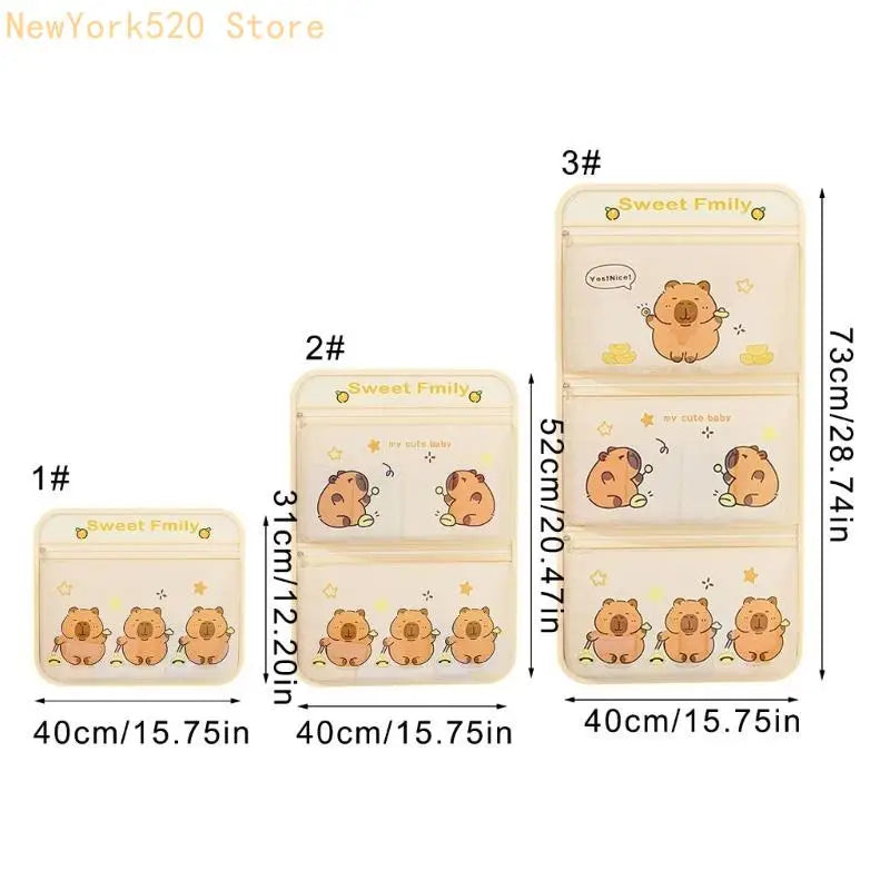 Wall Mounted Hanging Storage Bag – Foldable Kids Room Organizer
