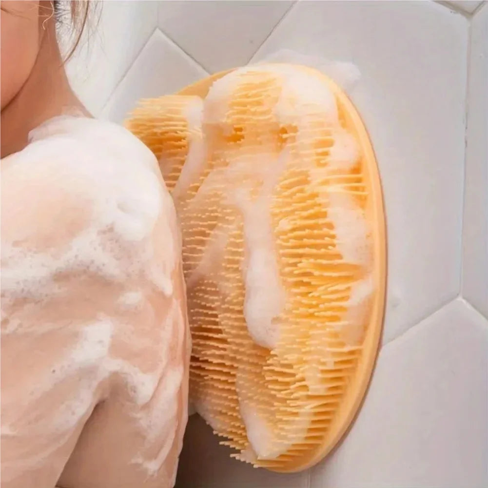 Silicone Foot Scrubber Bath Massage Mat with Suction Cups