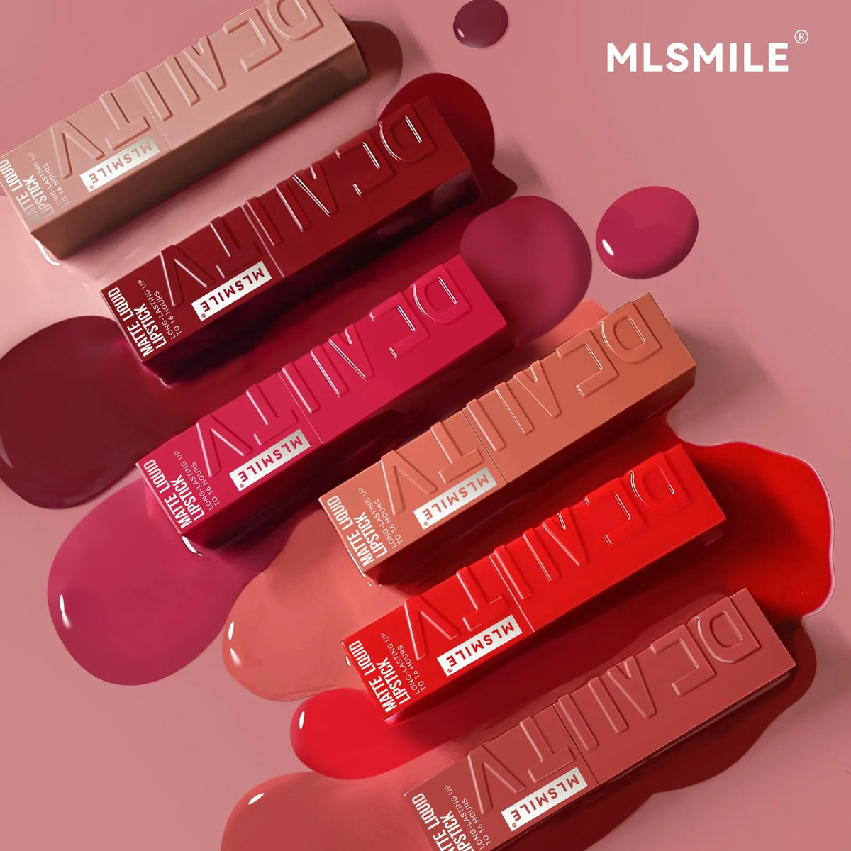 OREADEX Matte Velvet Liquid Lipstick – 6 Shades, Waterproof
