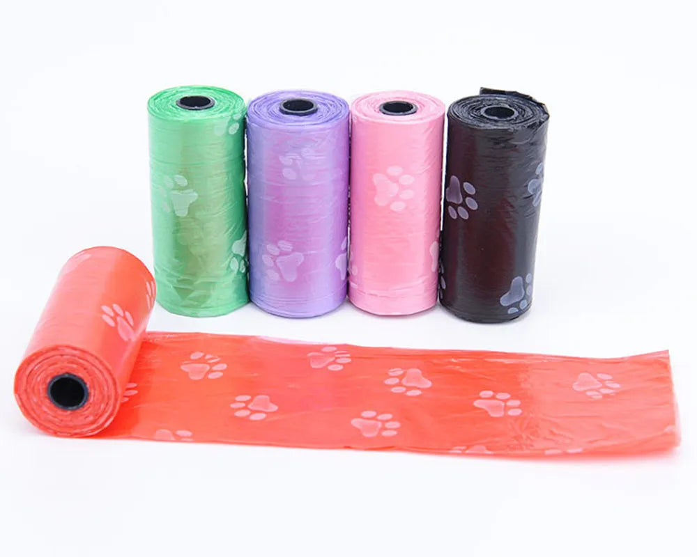 150 Pcs Degradable Dog & Cat Waste Bags – 10 Refill Rolls