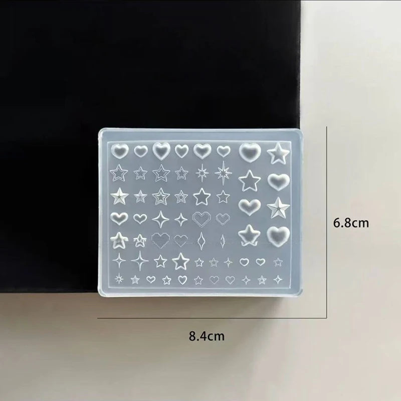 3D Rose Butterfly Silicone Nail Art Mold – DIY Manicure Tool