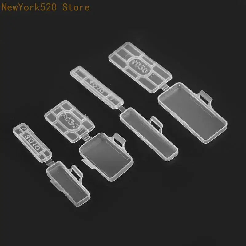 50-Pack Waterproof Transparent Nylon Cable Label Cards