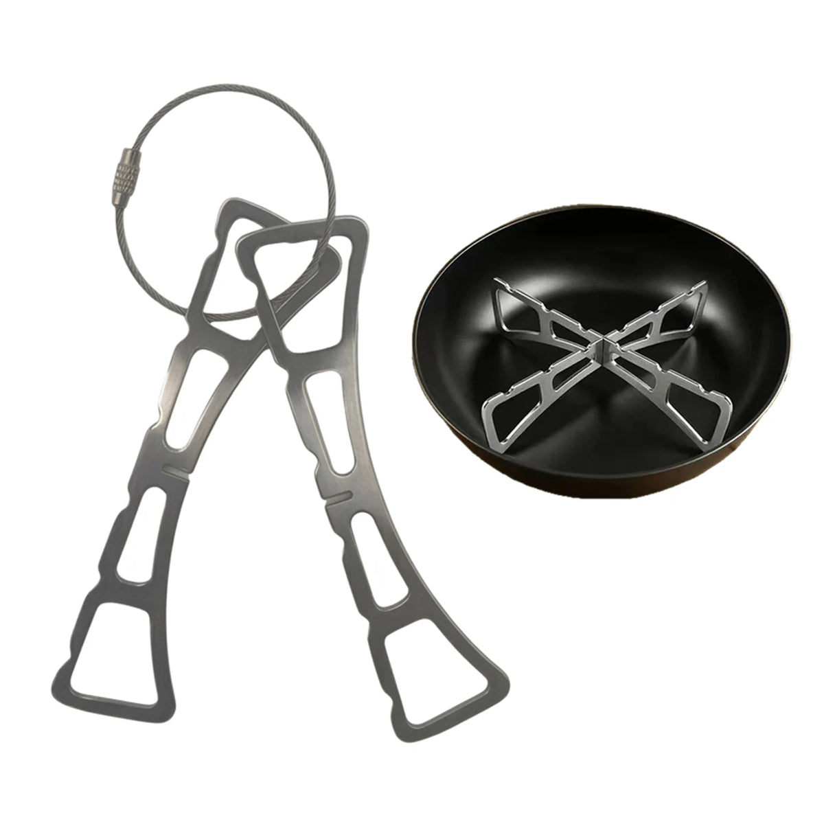 304 Stainless Steel Steamer Rack Cross Design Pot Stand