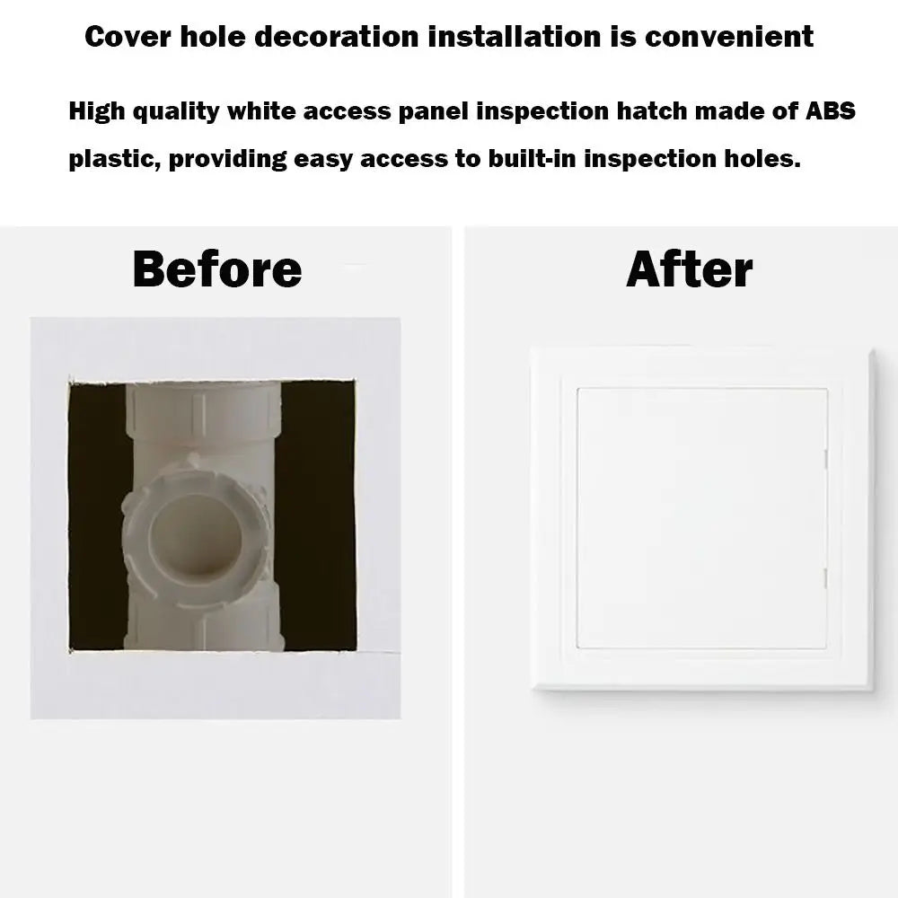 White ABS Hinged Access Panel – Wall & Ceiling Inspection Hatch