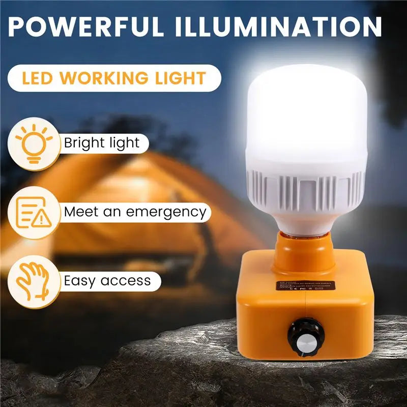 18V 20V Battery LED Work Light Spotlight Flashlight – VIBE