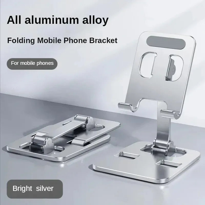 Foldable Metal Phone & Tablet Desk Stand – Universal Holder
