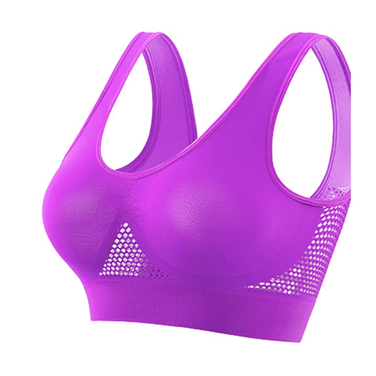 Women's Seamless Breathable Sports Bra – Removable Padded