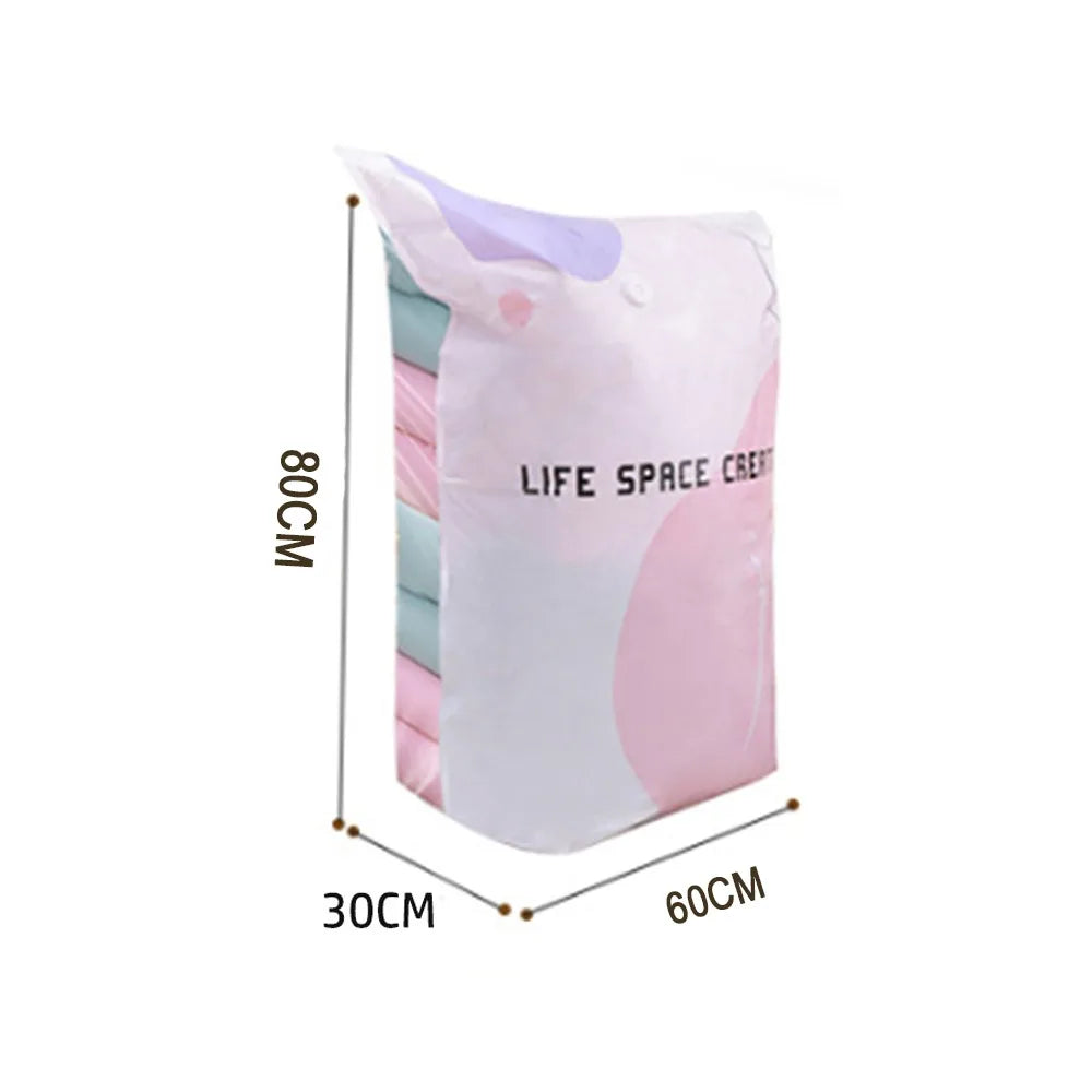 Press & Seal Vacuum Storage Bags – No-Pump Compression