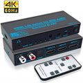 4K 60Hz HDMI 3x1 Switch Audio Extractor ARC SPDIF Toslink