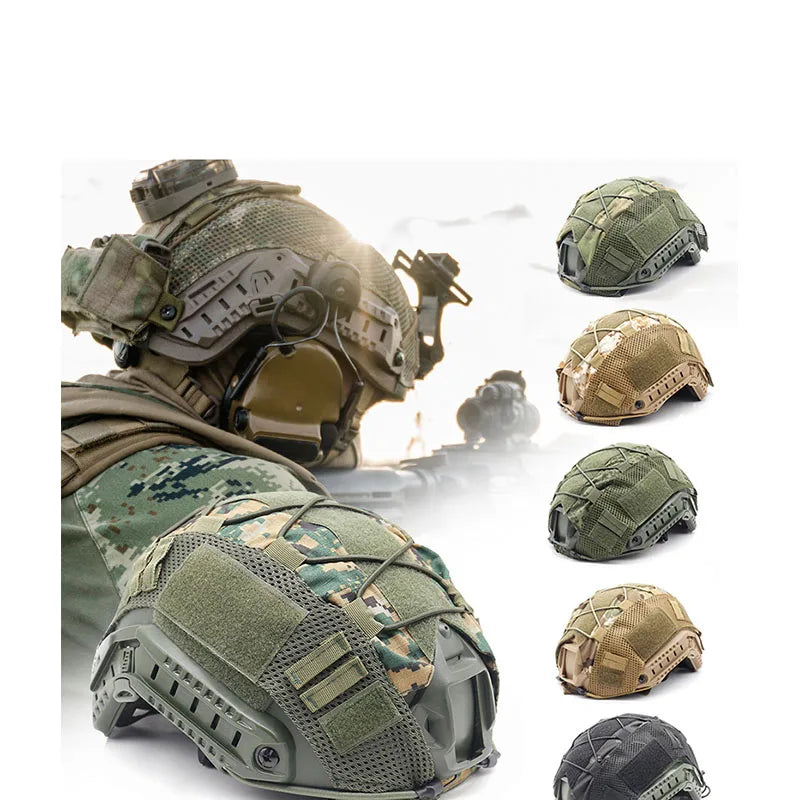 Tactical Helmet Camouflage Cover – Polyester Cotton Cloth