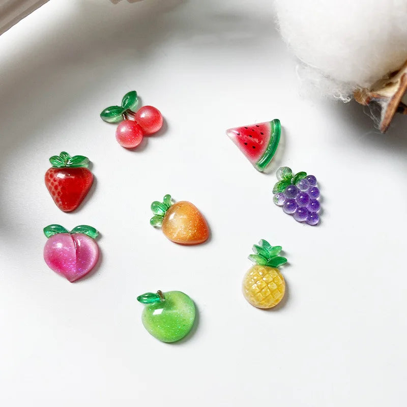 3D Dessert Nail Charms – 20PCS Resin Food Nail Art Decorations