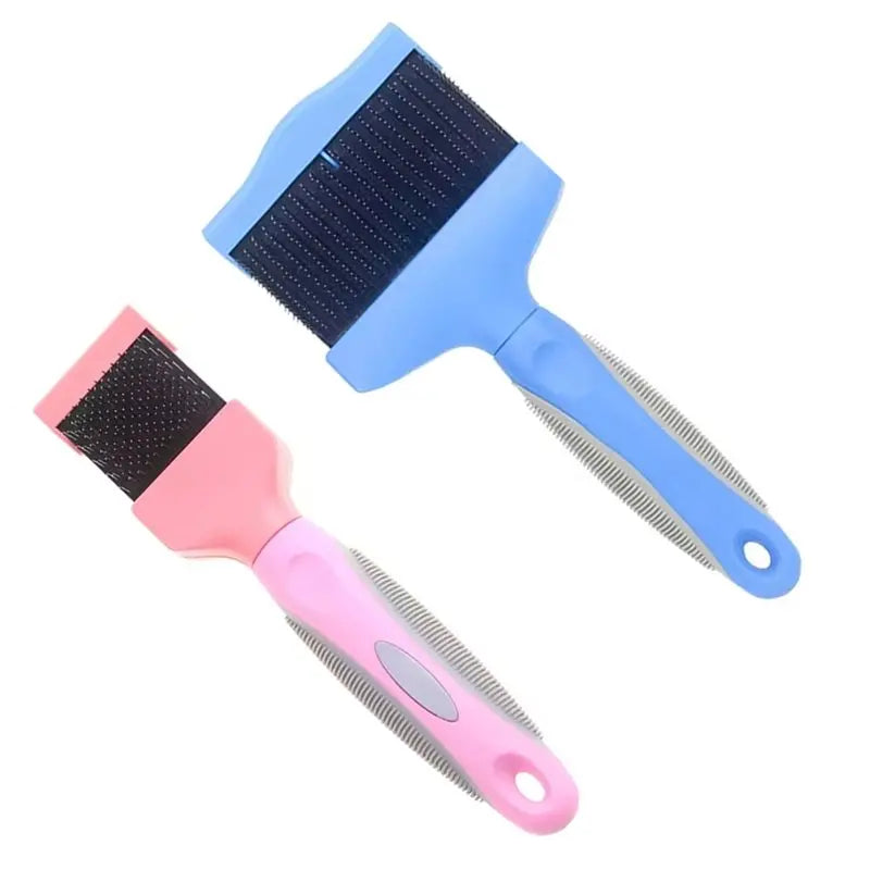VIBE Double-Sided Pet Deshedding Grooming Brush – Dogs & Cats