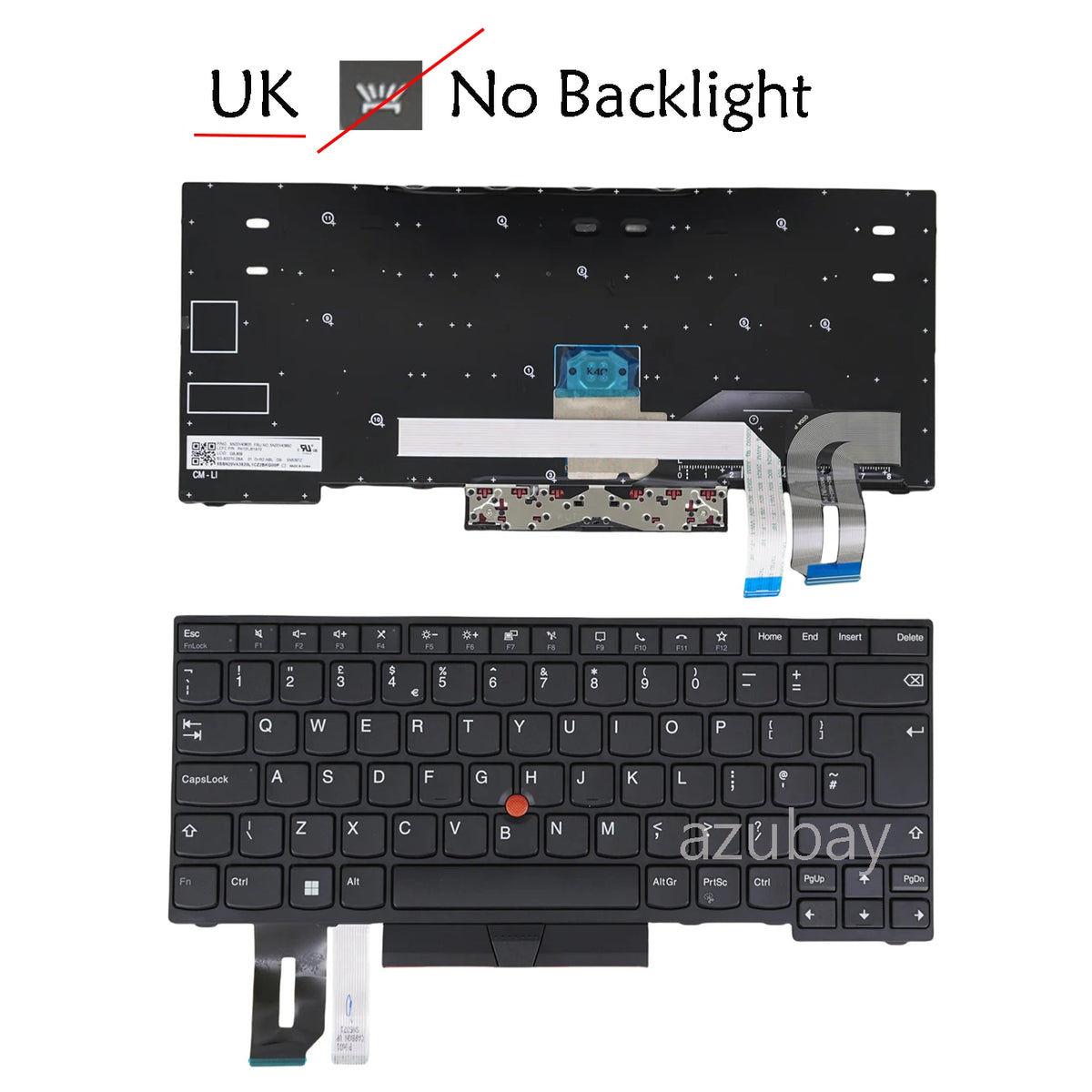 UK Keyboard for Lenovo ThinkPad T14 Gen 1 & 2, P14s – No Backlit